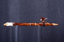 Brazilian Rosewood Burl Native American Flute, Minor, High C-5, #S1D (5)